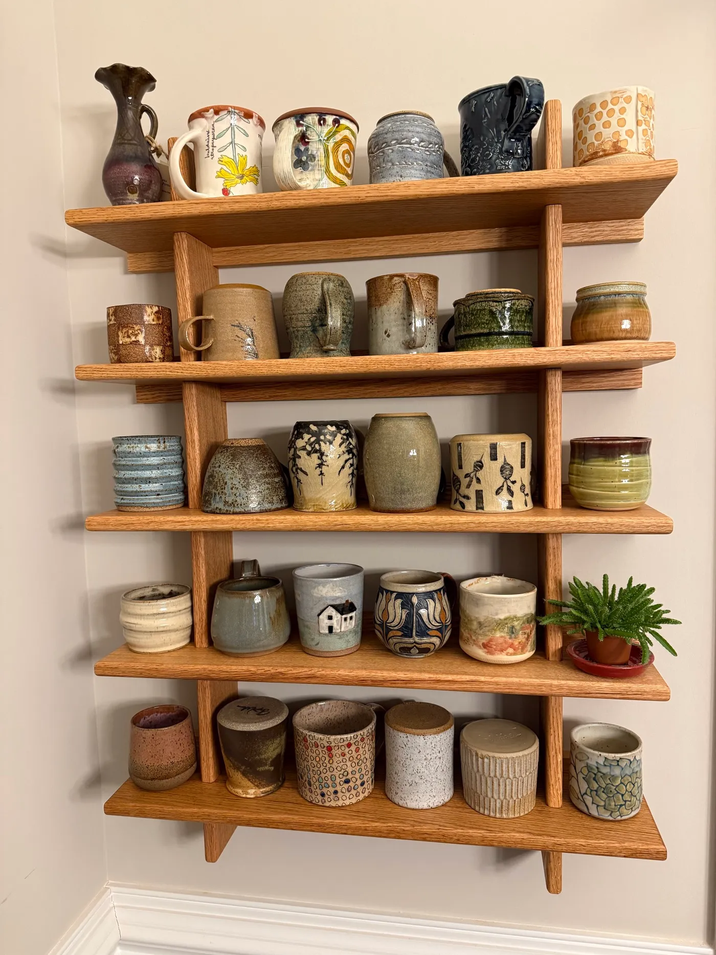 pottery shelves